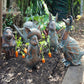 4Pcs Resin Animals Garden Statues