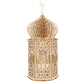 Christmas Wooden Lantern – Decorative Carved Hollow LED Night Light for Holiday Home Decor