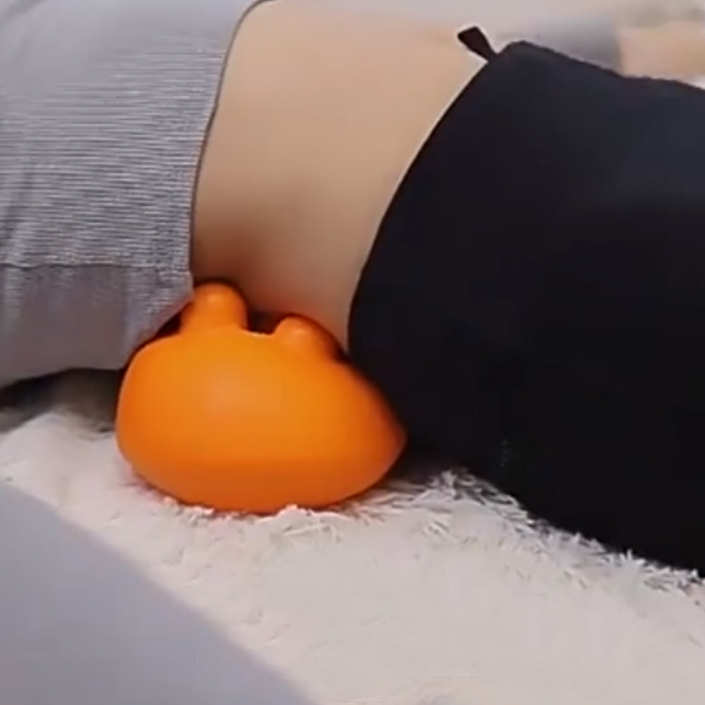 Full Back Stretch Massage Trigger Point Chiropractic Pillow-Lumbar Vertebra Pillow