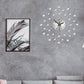 Luxury Wall Clock Metal Rhinestone-Studded Modern Silent Clock