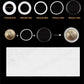 200Pcs Plastic Coin Capsules with Storage Box and Foam Gasket