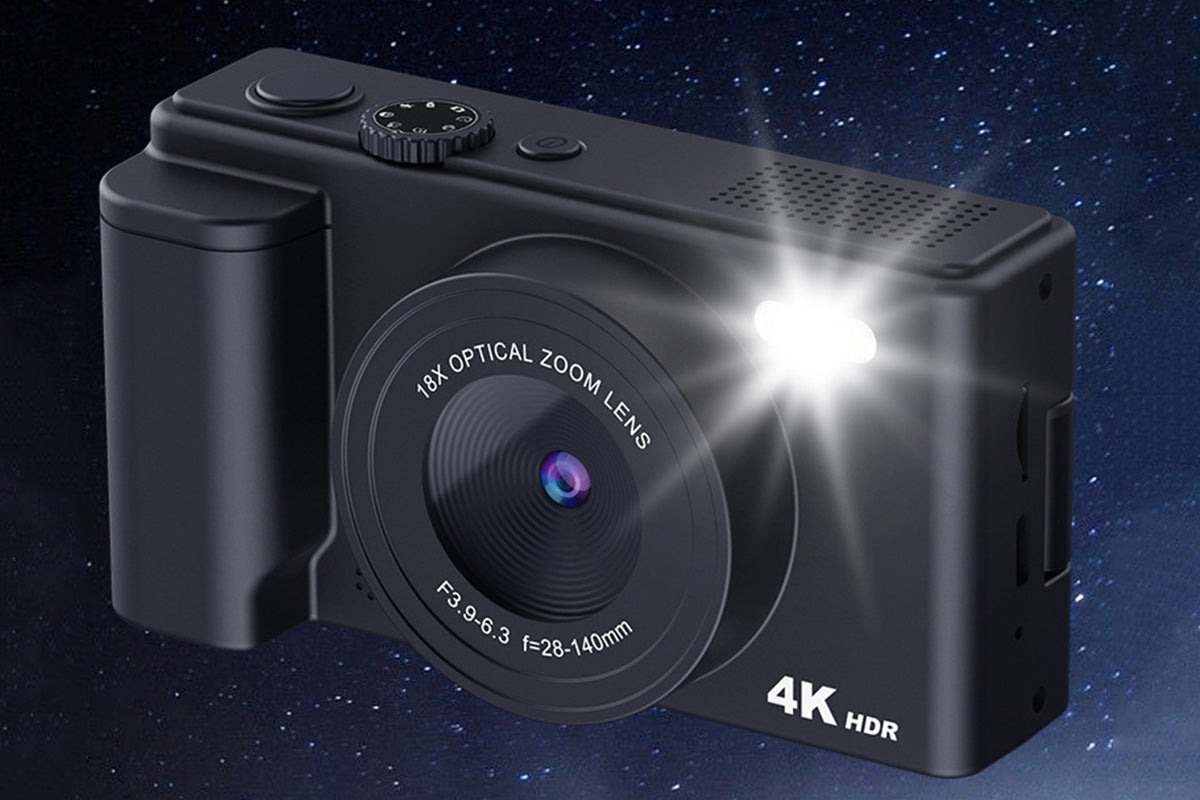 4K Digital Camera Flip Screen Autofocus for Vlogging and Photography Beginners