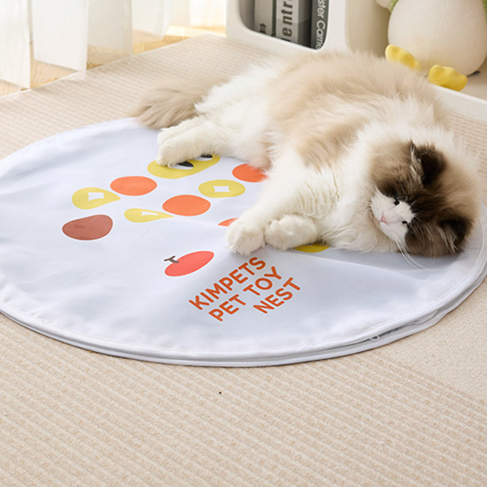 Play Mat Mouse Puzzle Game Fabric Teaser Hide and Seek Toy without Interactive Ball