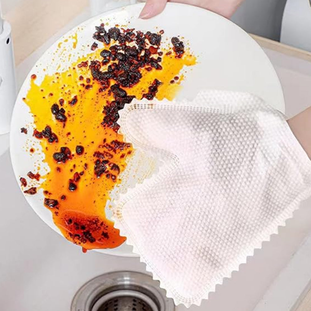 100Pcs Multi-Purpose Washable Reusable Dust Removal Microfiber Gloves