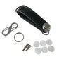 Leather Smart Key Holder Folding Key Organizer Clip Compact Keychain