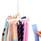 2Pcs 360-Degree Rotatable Hook Hanger Organizers Hanging Neck Tie Racks