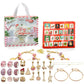 Christmas Advent Countdown Calendar Charm Bracelet Necklace Making Kit