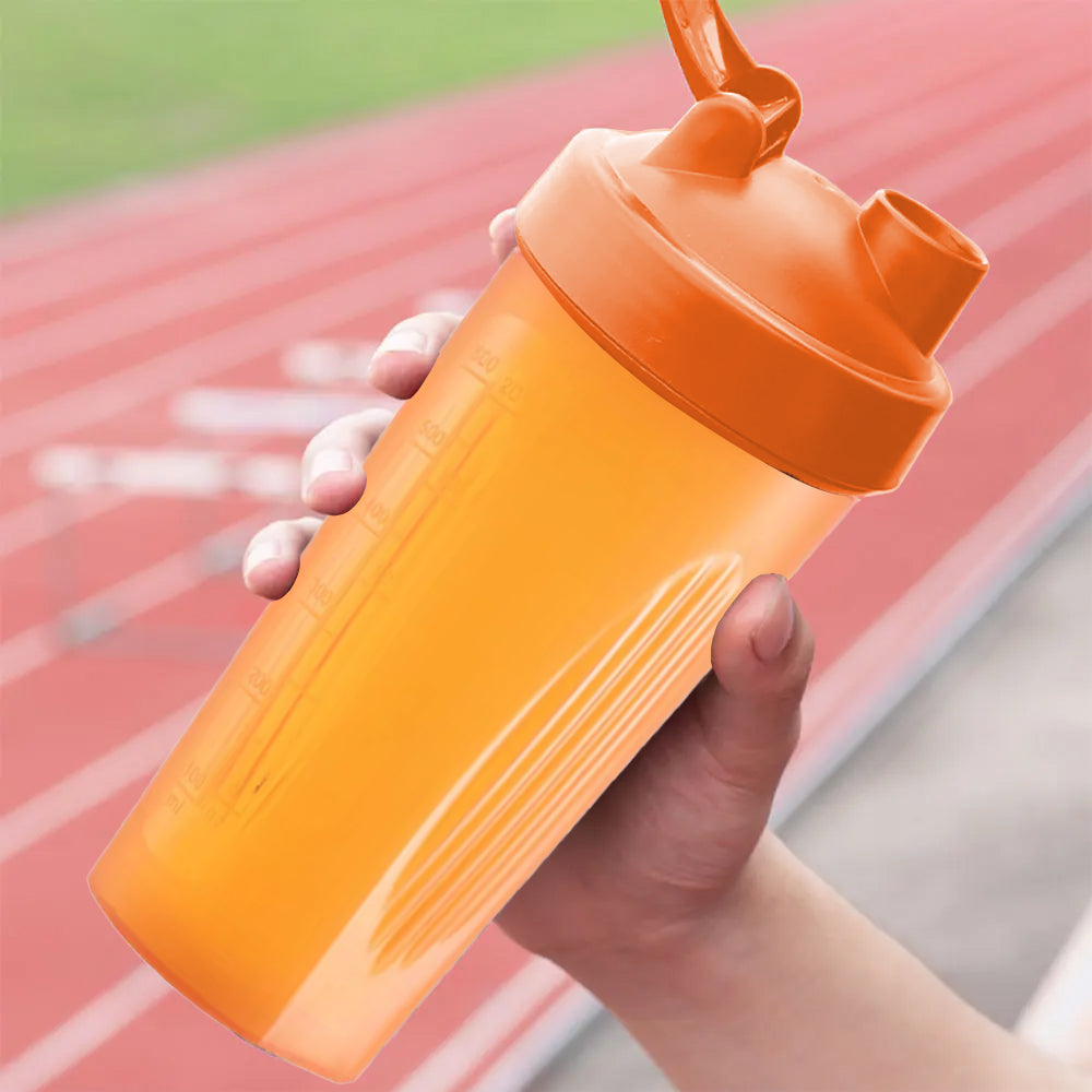 600ML Shaker Bottle with Whisk Ball for Protein Mixes