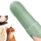 Silicone Pet Finger Toothbrush for Cats Dogs Daily Teeth Cleaning