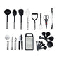 23Pcs Cooking Utensil Set Stainless Steel Heat Resistant Kitchen Gadget Tools