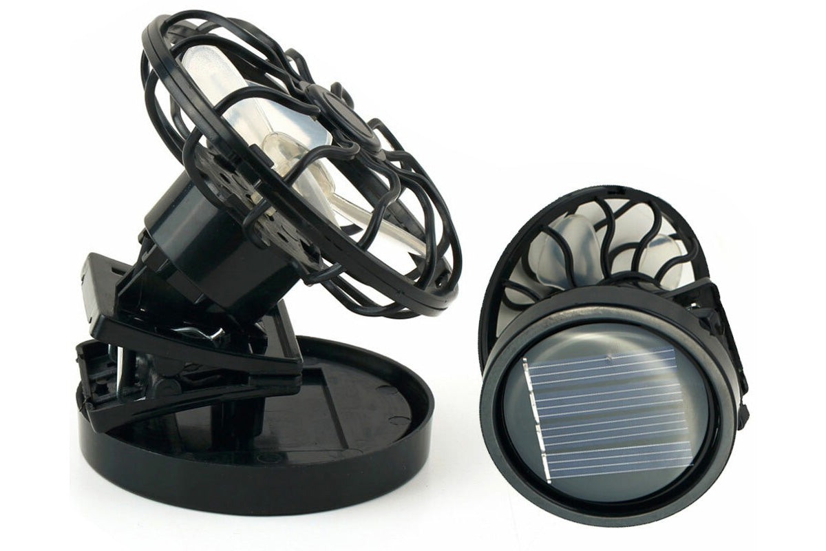 Solar Powered Clip-on Hat Fan for Outdoor Activities