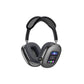 Wireless Bluetooth Headphone with LED Digital Display Screen Over-Ear Headset