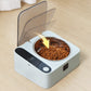 Rechargeable Automatic Stainless Steel Cat Food Bowl with Sensing Lid