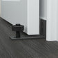 4Pcs Wall Mounted Sliding Barn Door Floor Guide for Flush Bottom Adjustable Stay Rollers