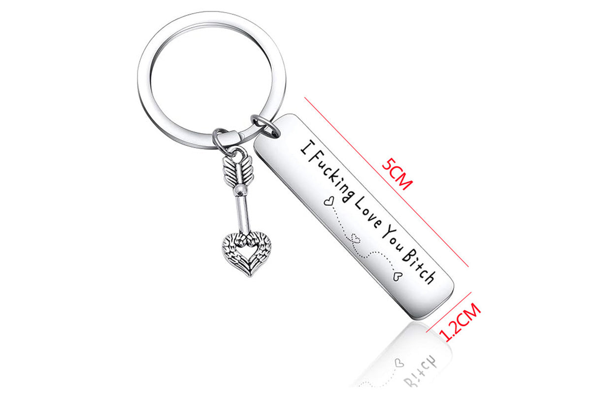 Best Friend Keychain Stainless Steel Key Chain