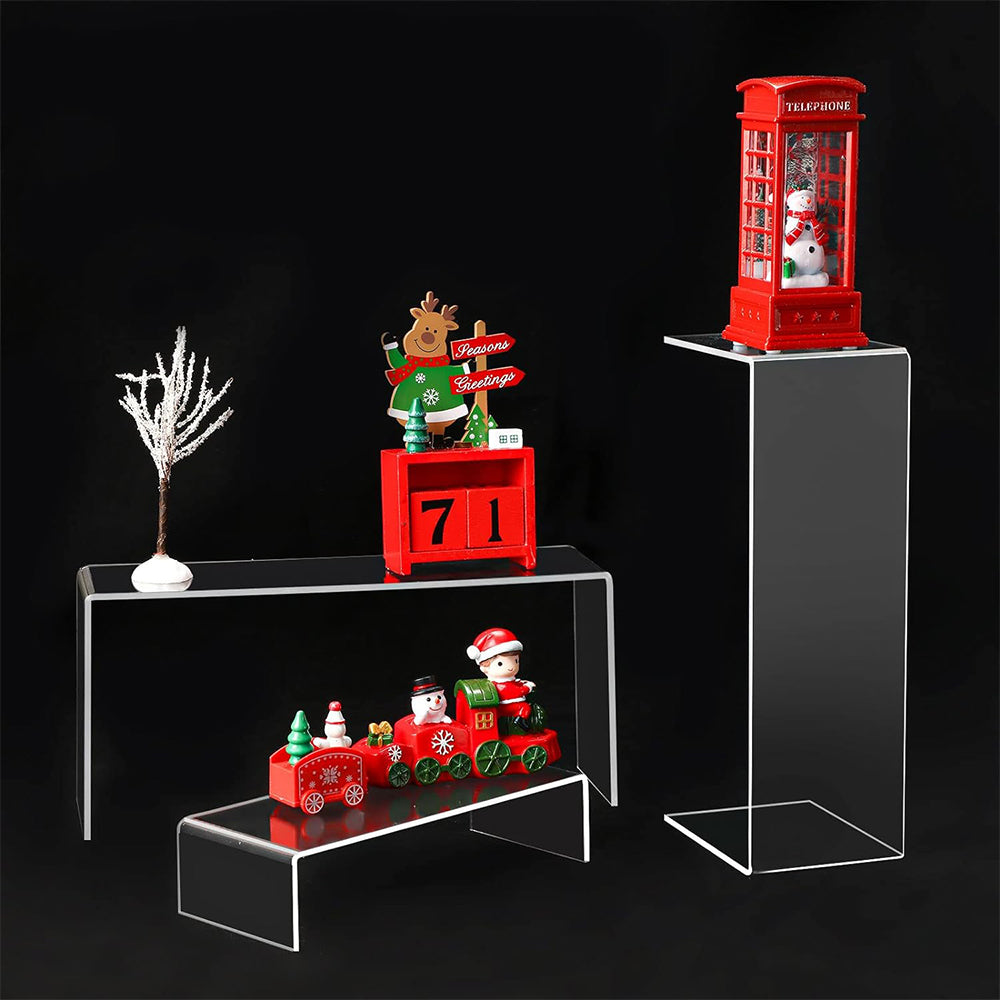 10Pcs U Shape Clear Acrylic Jewellery Display Rack
