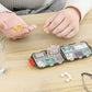Travel Pill Boxes Pill Organizer 24 Lables 10 Grids Travel Daily Pill Container