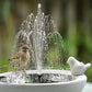 2.5W 3 Tiered Multifunctional Solar Bird Bath Fountain for Courtyard Patio Balcony