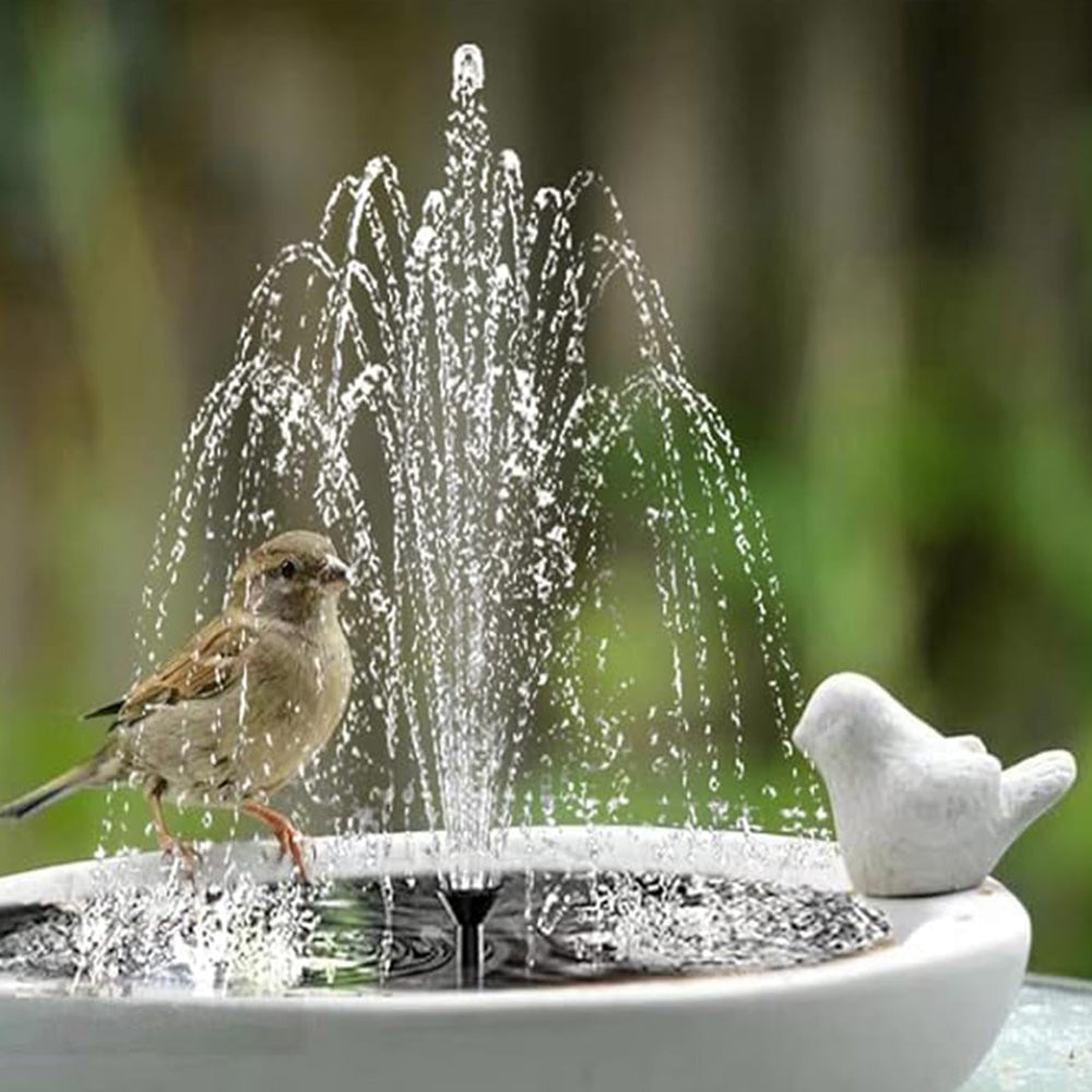 2.5W 3 Tiered Multifunctional Solar Bird Bath Fountain for Courtyard Patio Balcony
