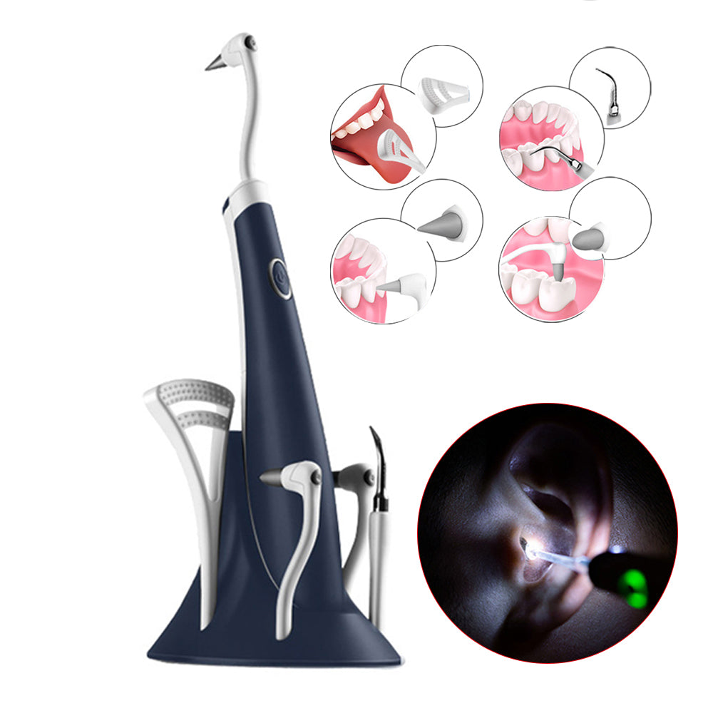 5 in1 Electric Ultrasonic Dental Calculus Remover Teeth Cleaner