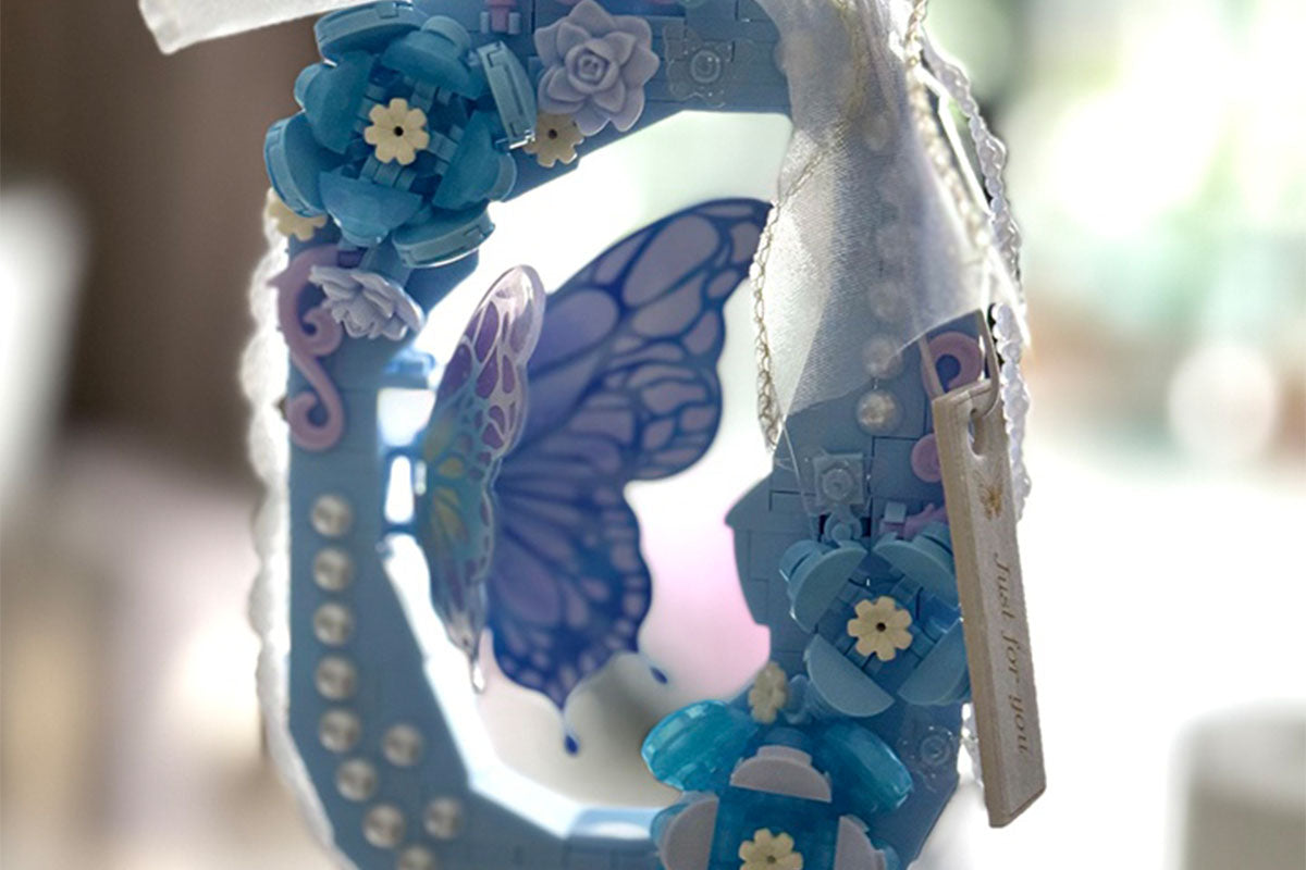 Butterfly Building Block Set DIY Building Bricks Toy Home Decor Hanging Ornament
