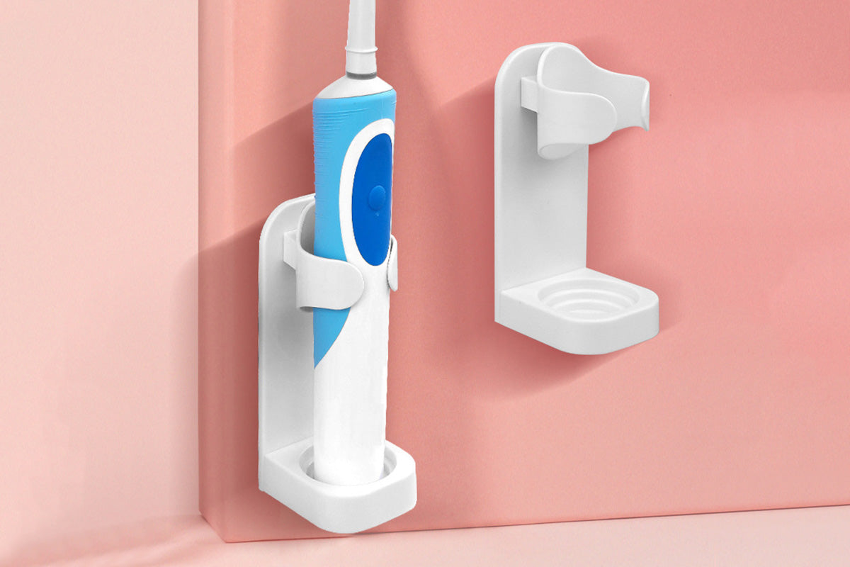 4Pcs Electric Toothbrush Holder Wall Mounted Bathroom Organizer