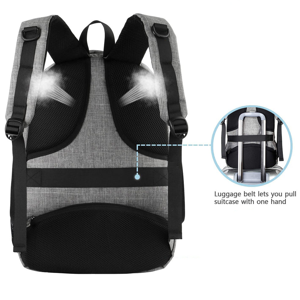 Computer Backpack Travel Laptop Business Backpack With USB Charging Port