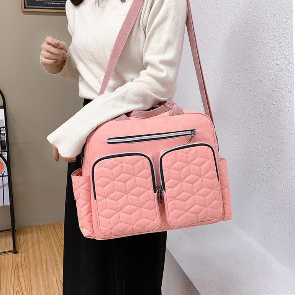 Large Capacity Mummy Travel Shoulder Bag Nappy Tote Handbag