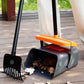 Pet Pooper Scooper Swivel Bin And Rake With Bag Attachment For Lawn Yard