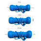 Durable Rubber Bone Dog Chew Toy with 2 Toothbrushes for Training & Solo Play
