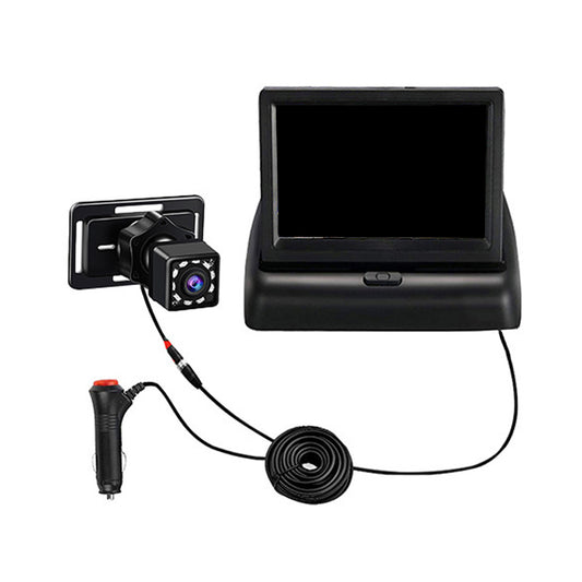Kids Car Camera with 4.3 Inch Folding Monitor