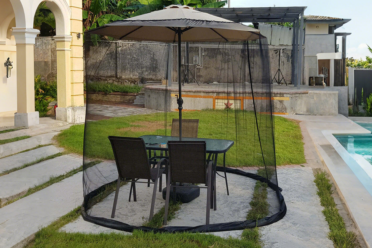 Patio Umbrella Mosquito Net Universal Canopy Umbrella Mosquito Netting