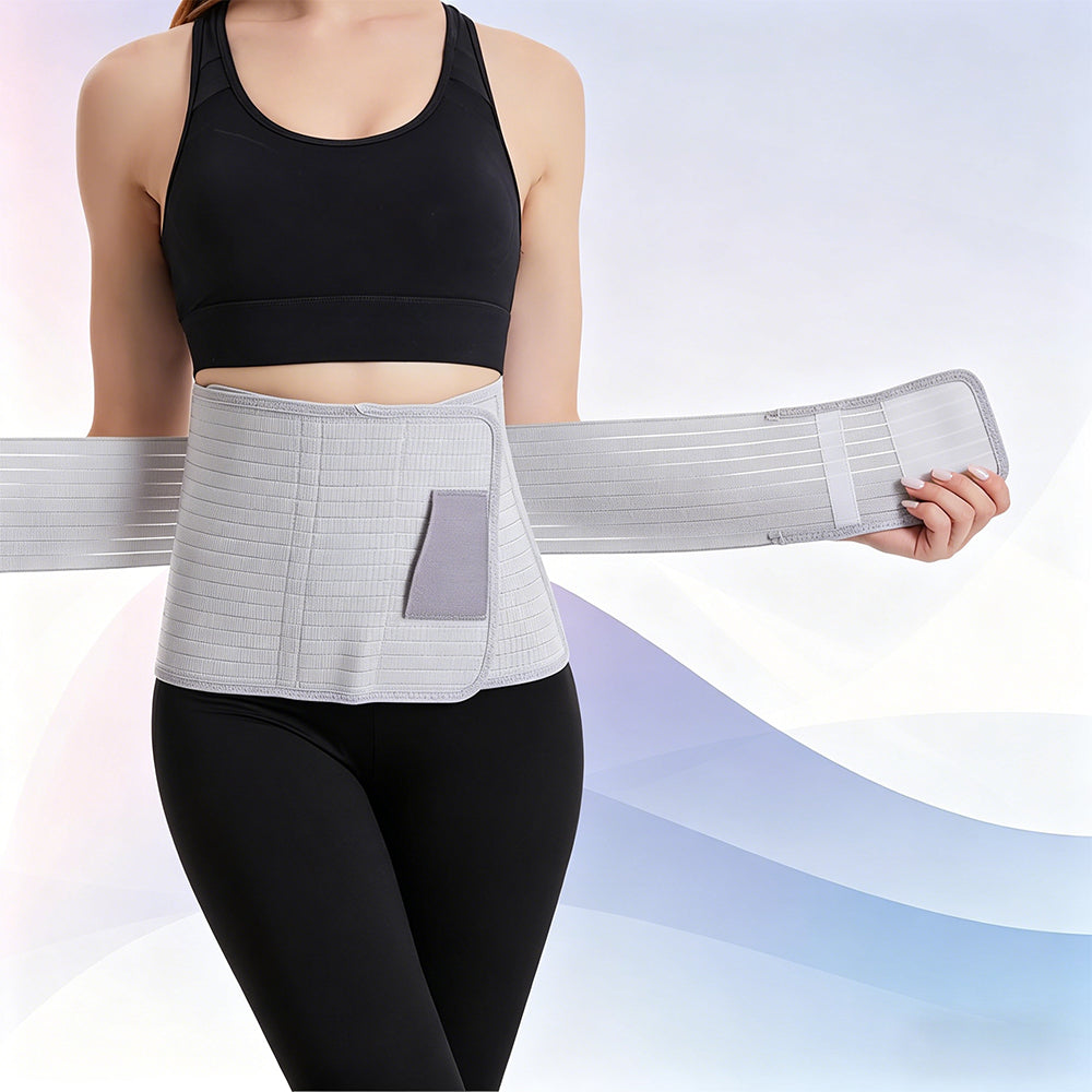 Bamboo Charcoal Fiber Belly Band Adjustable Waist Support for Daily Use