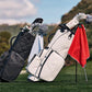 Absorbent Microfiber Golf Towel for Golf Carts or Clubs Waffle Weave Pattern