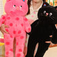Cuddle Spotted Cat Plush Stuffed Toy Couple Cat Doll Couple Gift Polka Dot Cat Doll