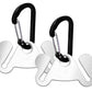 2PCS Metal Dog Poop Bag Holder Clip for Leash Hands Free Waste Disposal