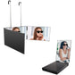 Adjustable Tri-Fold Hairdressing Makeup Mirror   with Hook