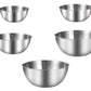 5Pcs Stainless Steel Mixing Bowls Set for Kitchen Baking and Meal Prep
