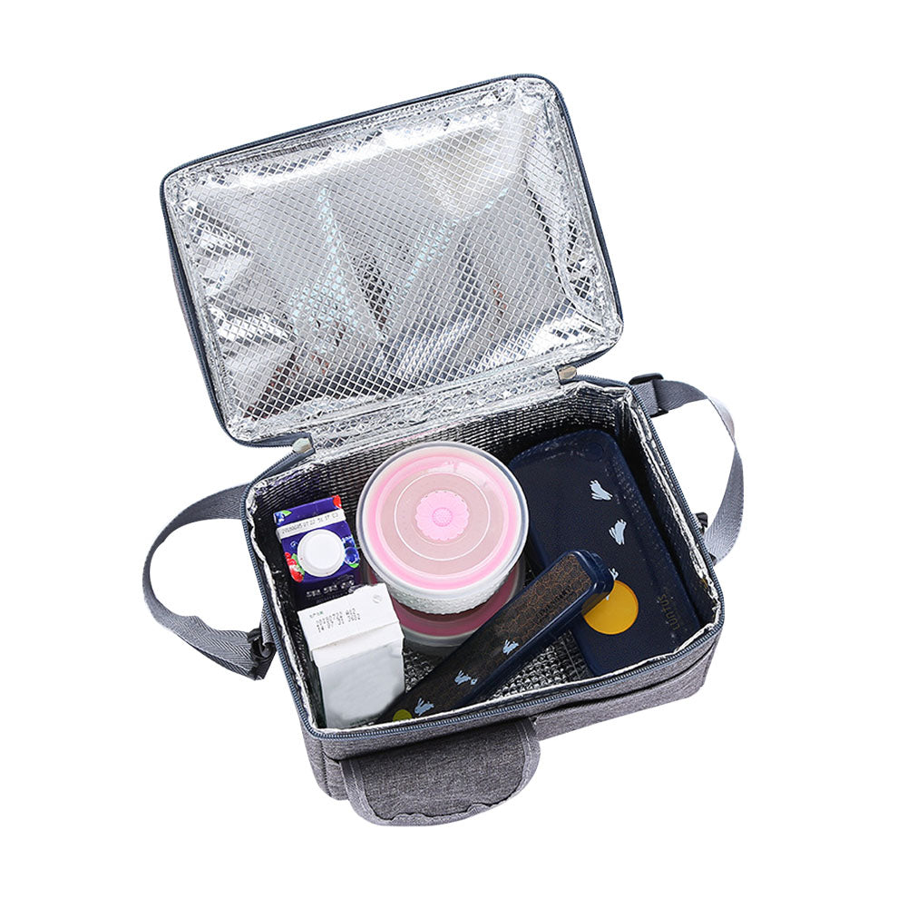 Insulated Lunch Bag Cooler Tote Bag with Shoulder Strap