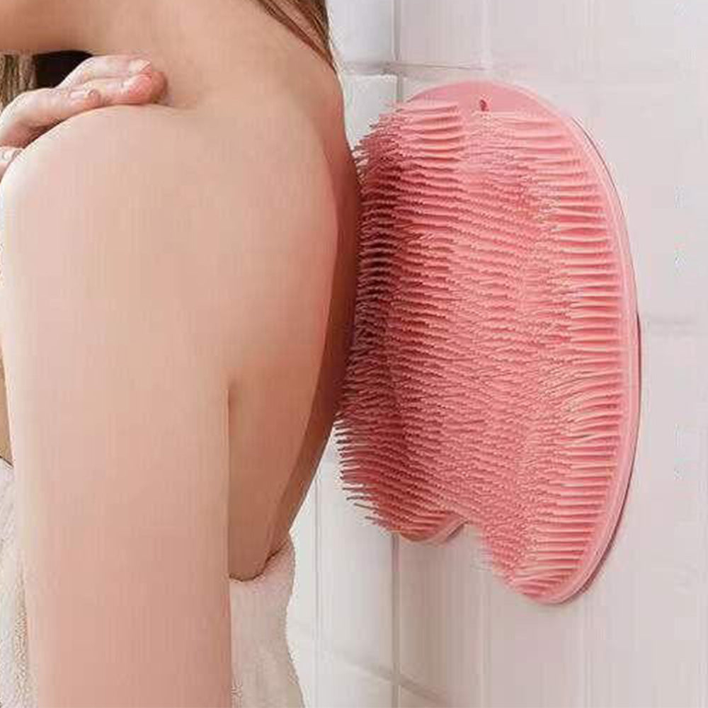 2 Pack Foot Back Body Scrubber Bath Shower Brush Cleaning Mat