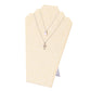 2Pcs Foldable Flannel Necklace Jewelry Bust Display Stands