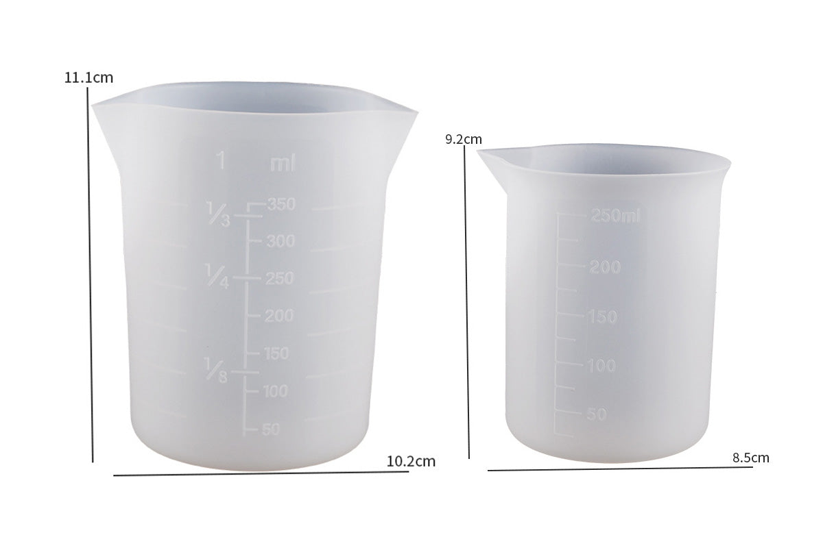 4-Pack Silicone Measuring Cups for DIY Baking