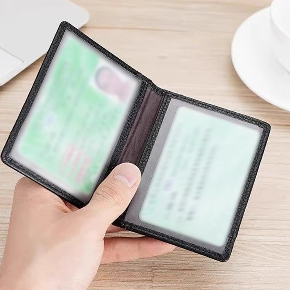 PU Leather Card Holder Slim Credit Card Organizer for Men Women