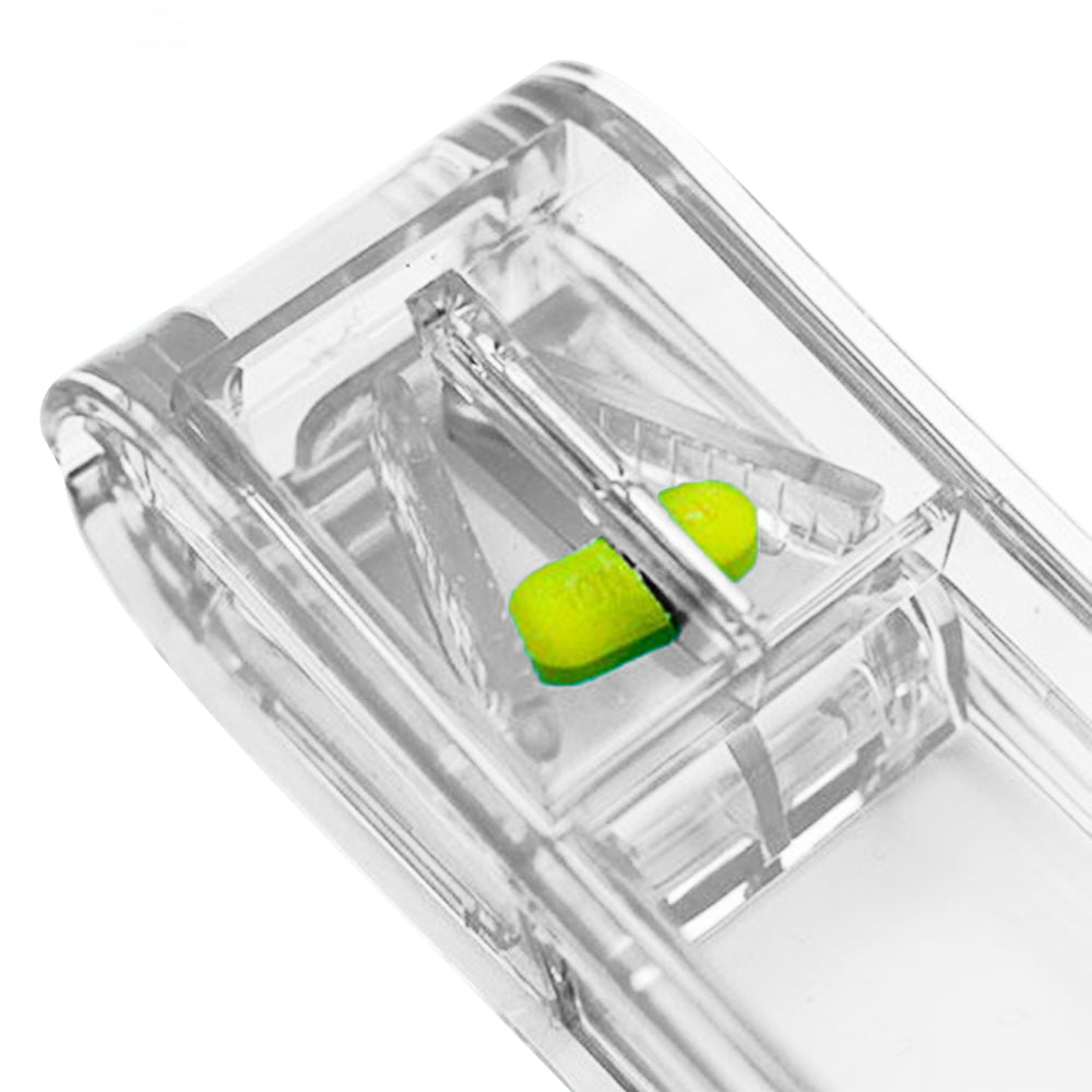 3Pcs Portable Pill Cutter Tablet Vitamin Splitter Divider Grinder Travel Medicine Storage Box