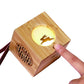 Christmas Party Atmosphere Projector Night Lamp Wood Cube Night Light-Rabbit
