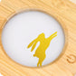 Christmas Party Atmosphere Projector Night Lamp Wood Cube Night Light-Rabbit