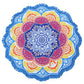 2Pcs Bohemian Lotus Flower Beach Towel Blanket