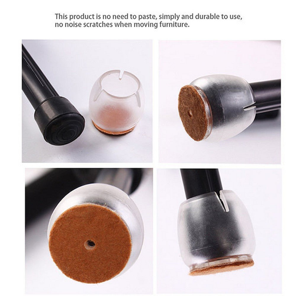 32pcs Silicone Chair Leg Caps  - 25-29MM Round Legs