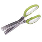 2Pcs Multipurpose 5-Blade Herb Dicing Scissors