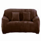 Double Seat Fleeced Spandex Couch Cover